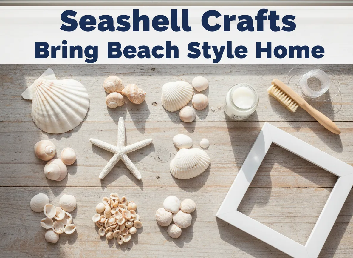 Seashell crafts bring beach style home
