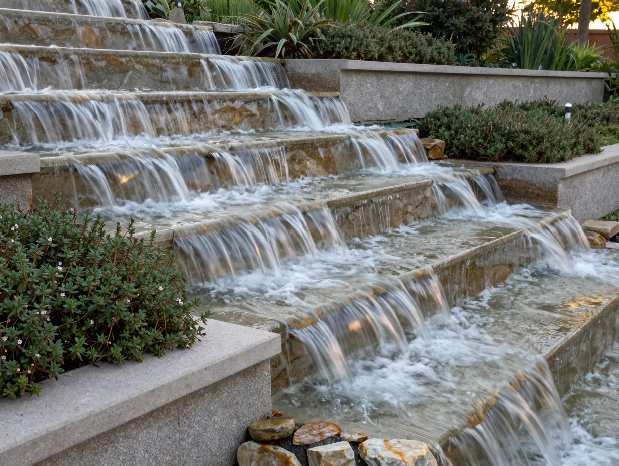 Staircase waterfall
