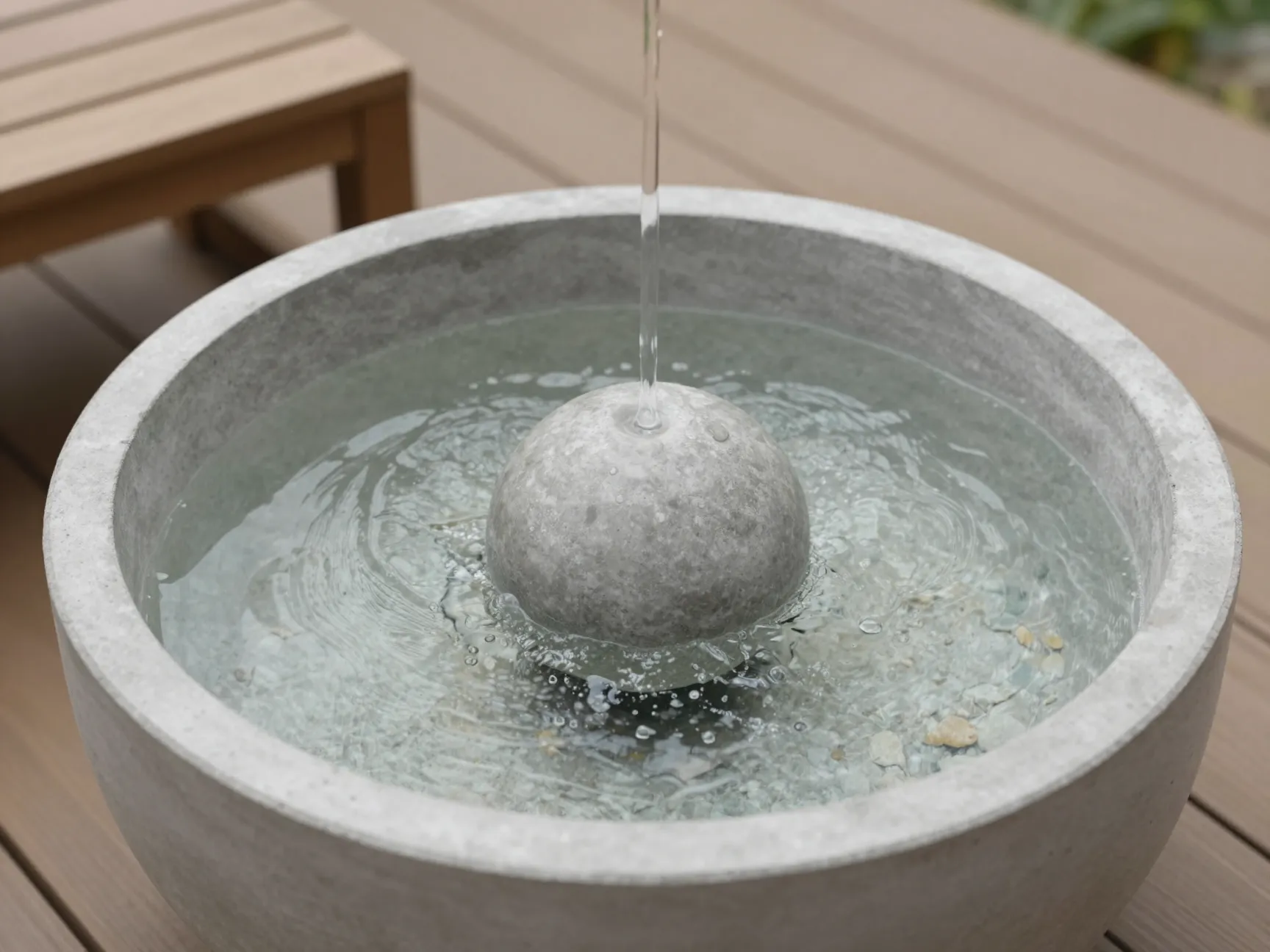 Bowl or bubbling fountain