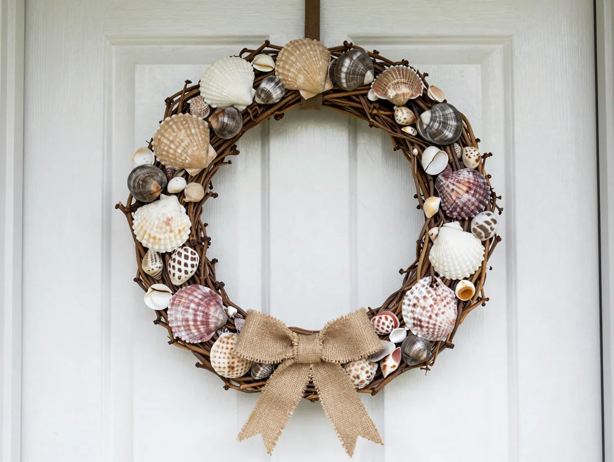 Seashell wreath