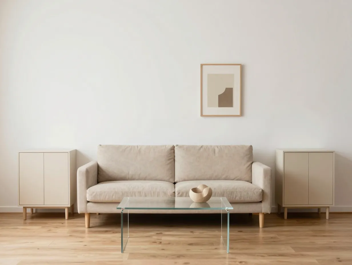 The decluttered minimalist design