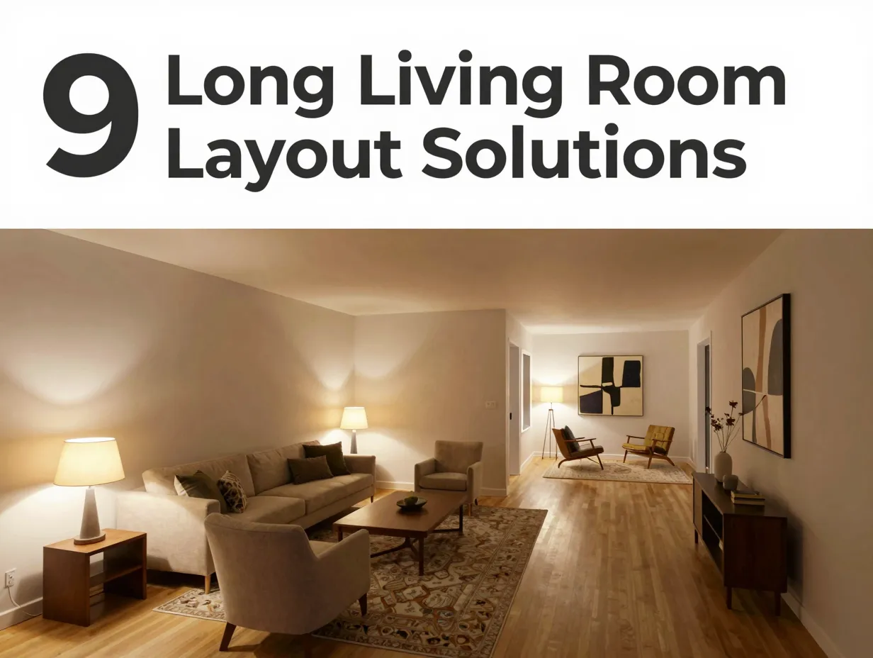 9 long living room layout solutions