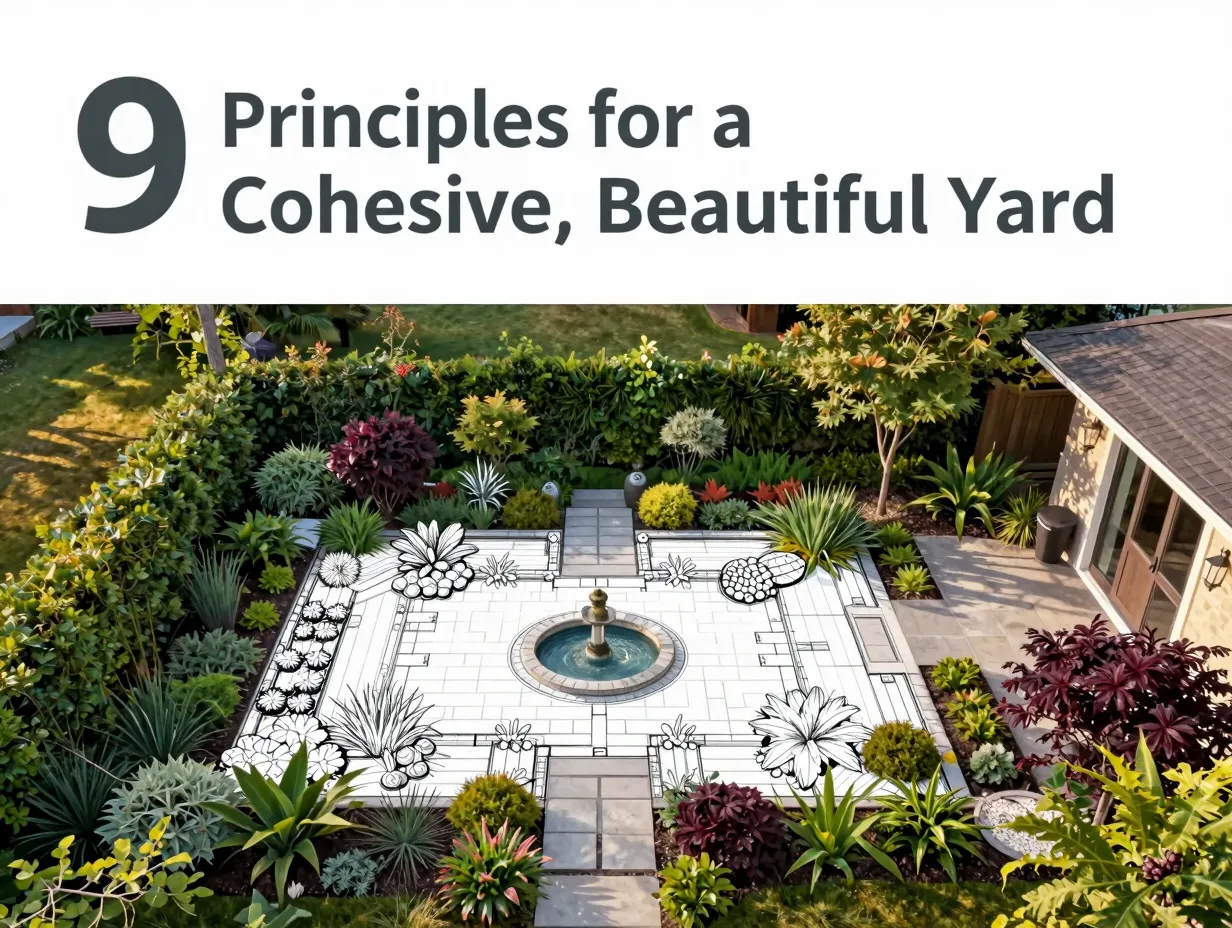 9 principles for a cohesive beautiful yard