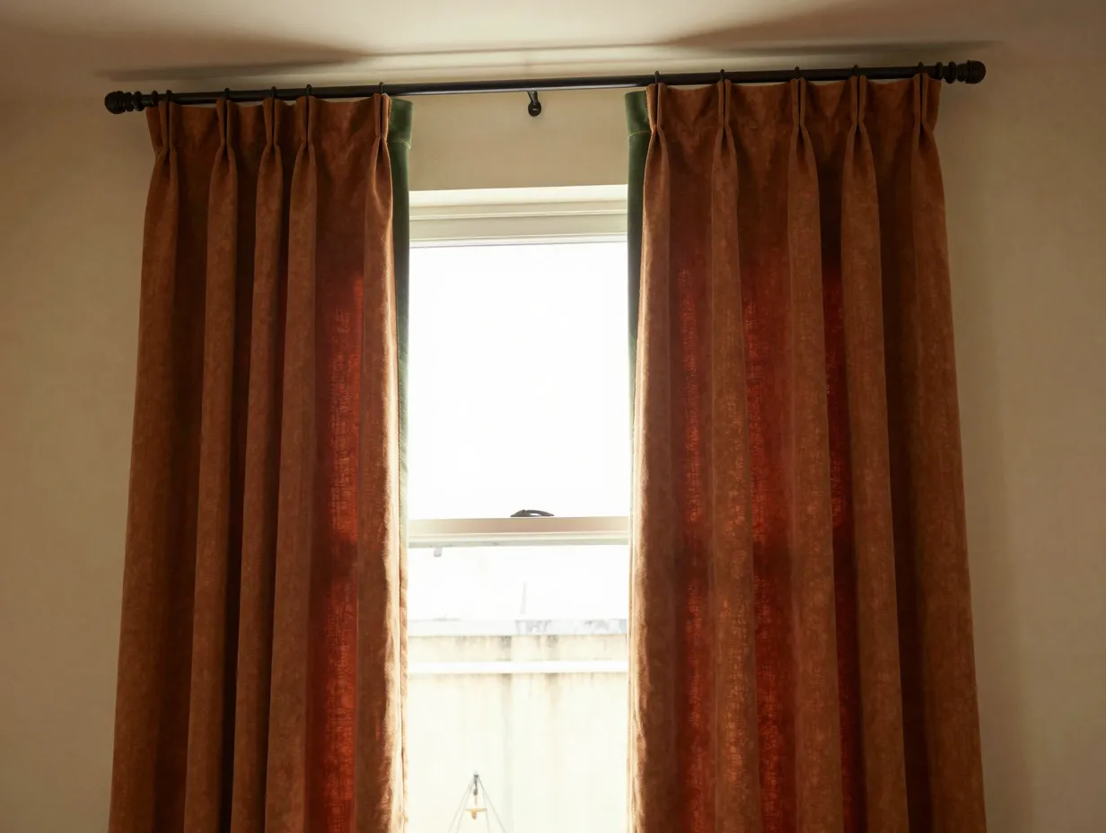 5 hang curtains high and wide to fake larger windows