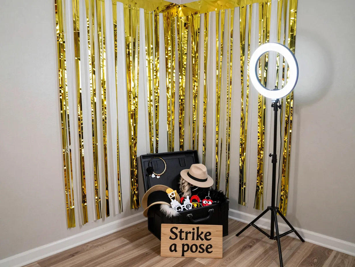 6 diy photo booth corner