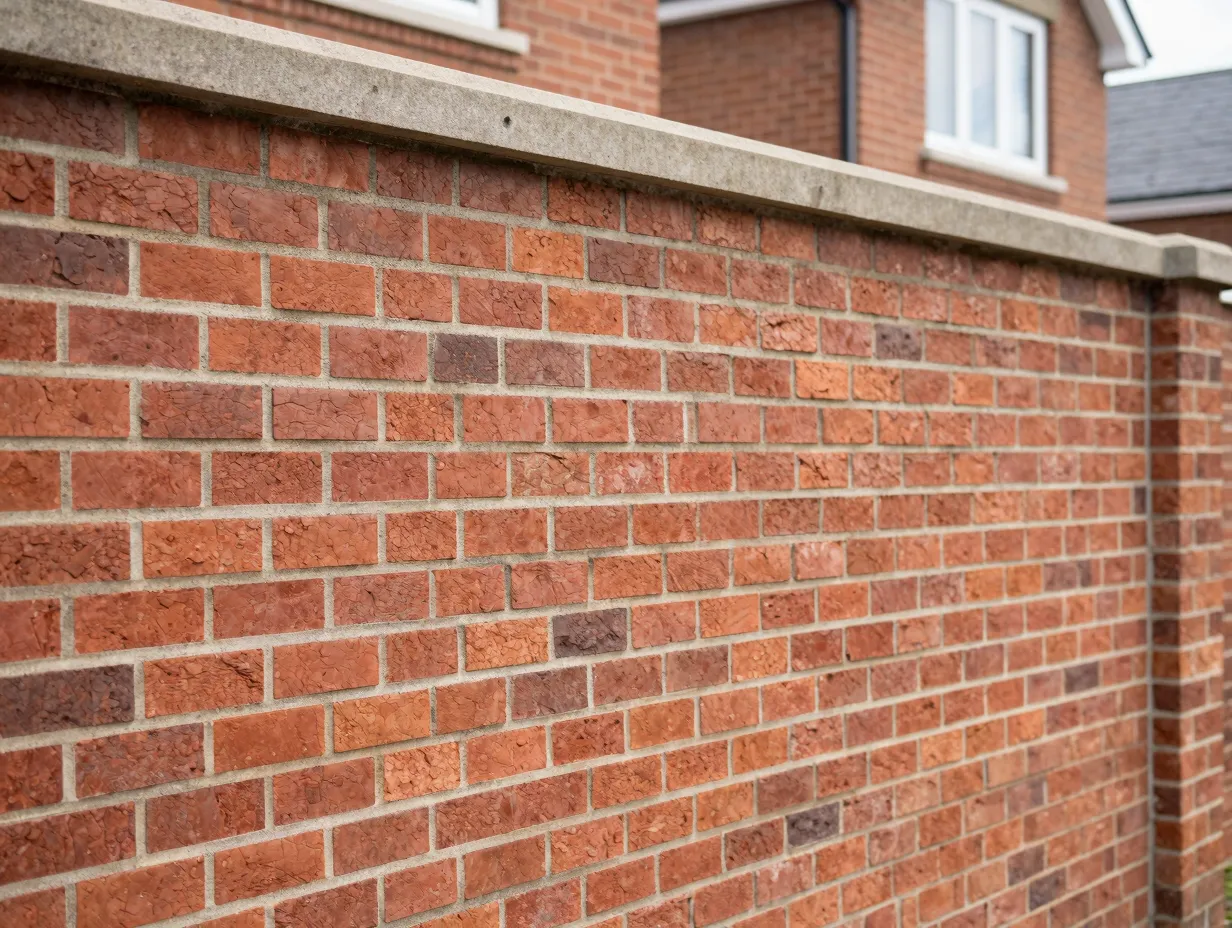 Exposed brick walls