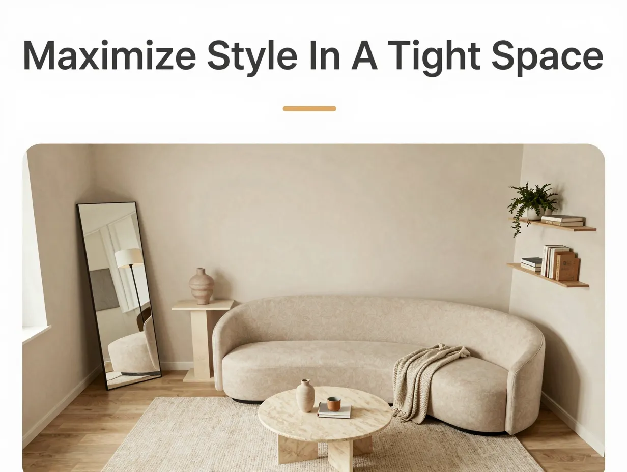 Maximize style in a tight space