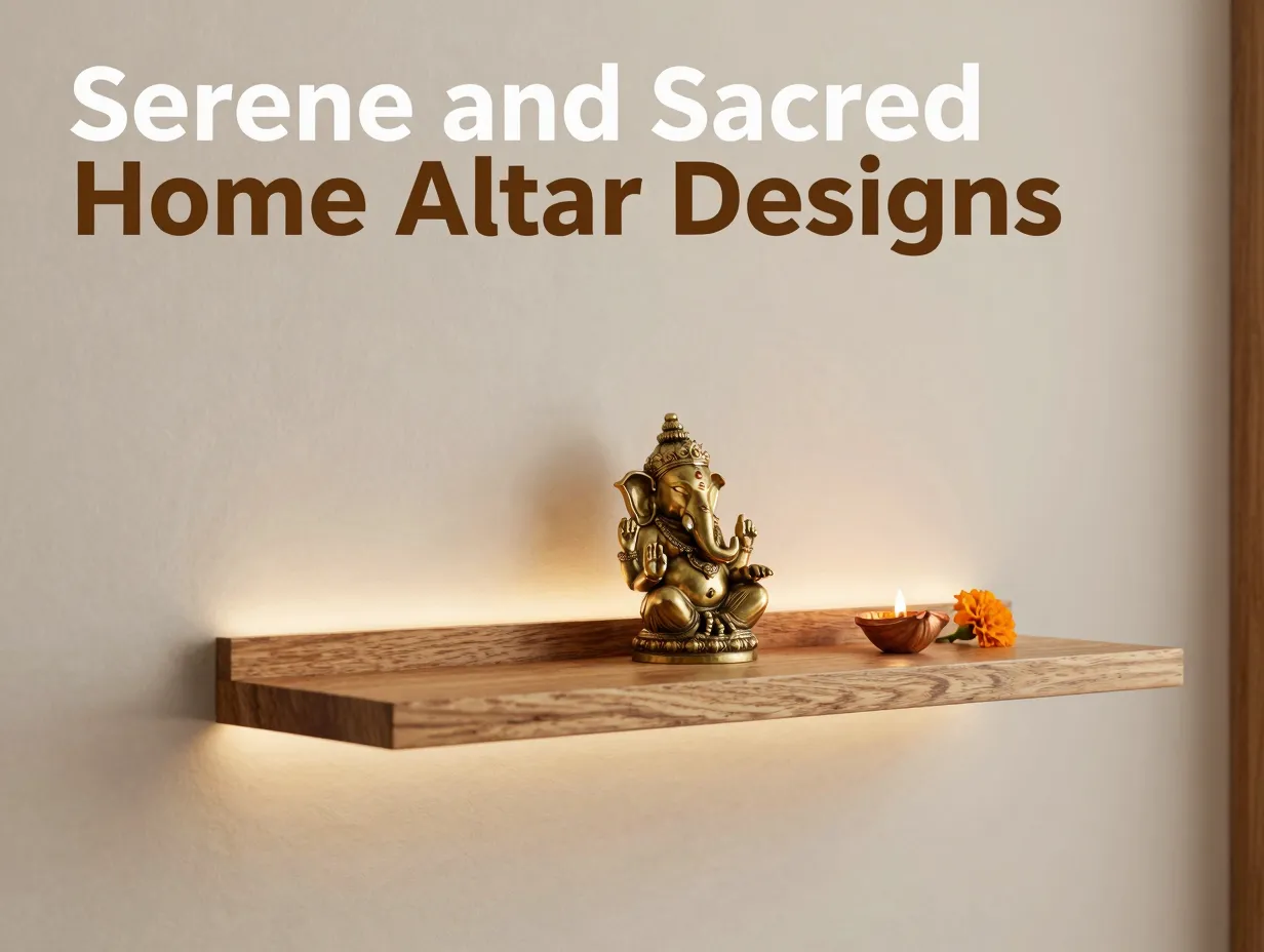 Serene and sacred home altar designs
