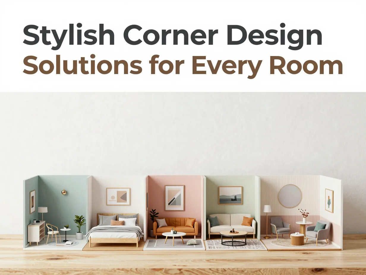 Stylish corner design solutions for every room