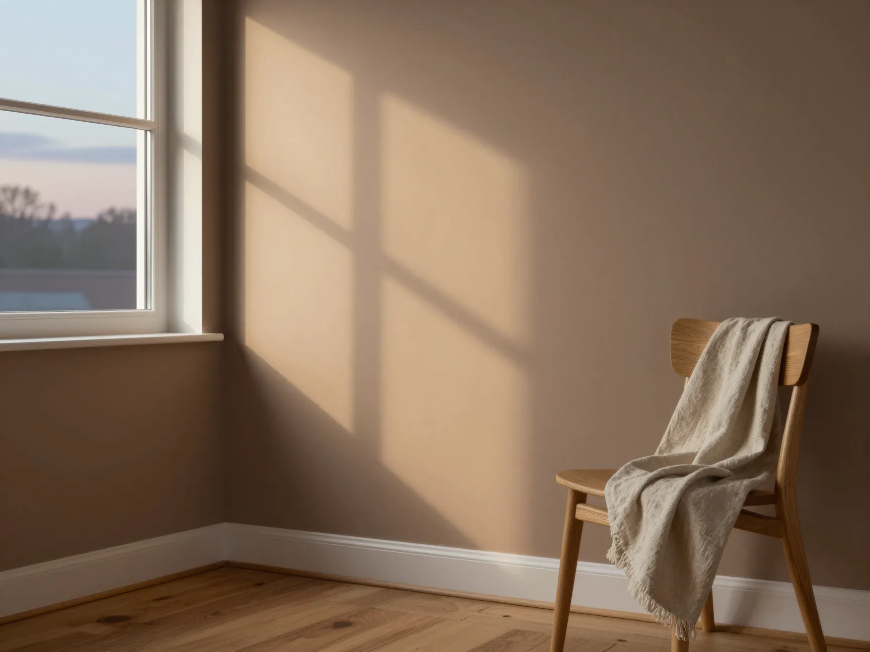 Swap flat white for richer warmer neutrals
