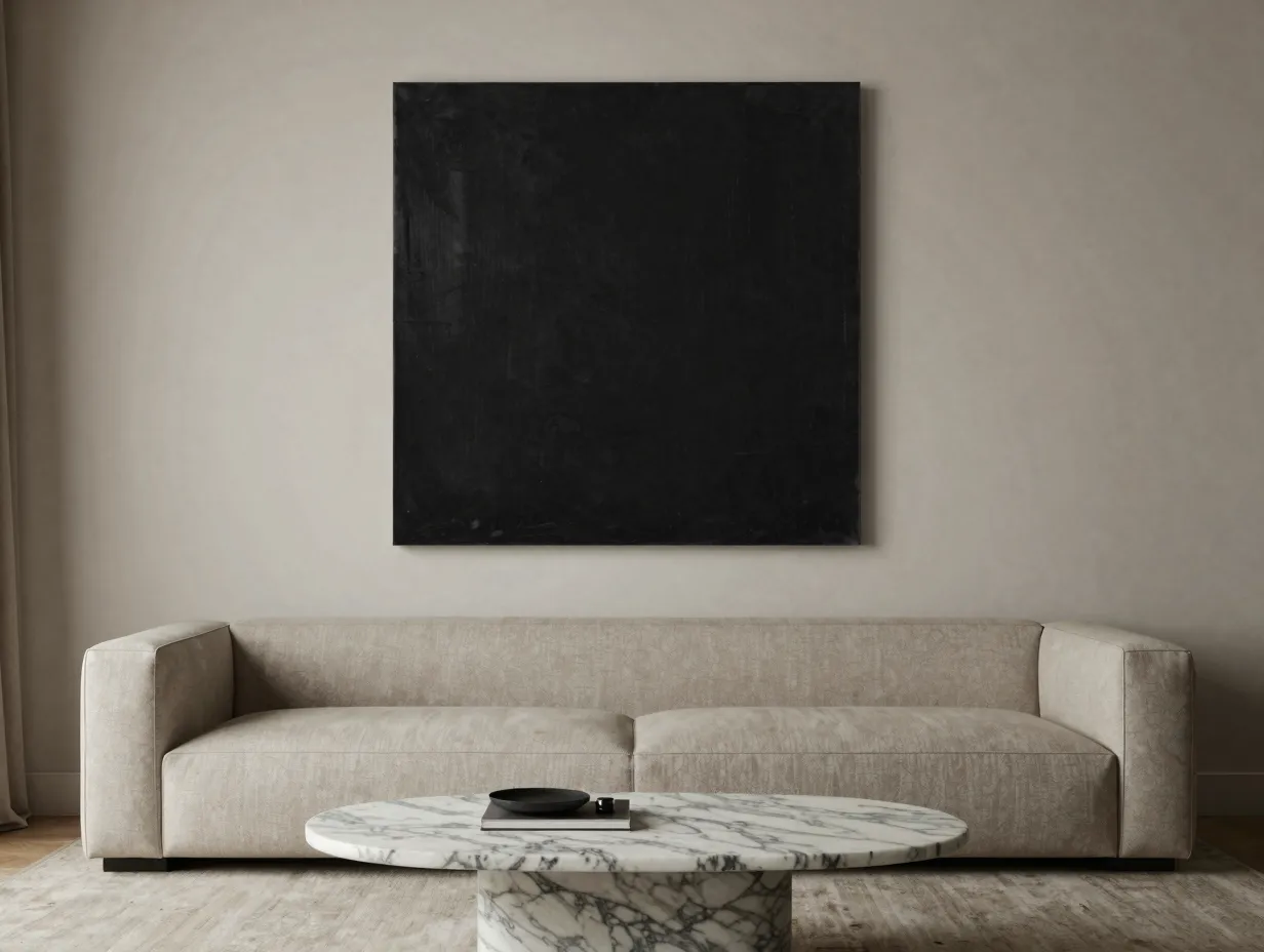6 anchor the room with one or two statement pieces