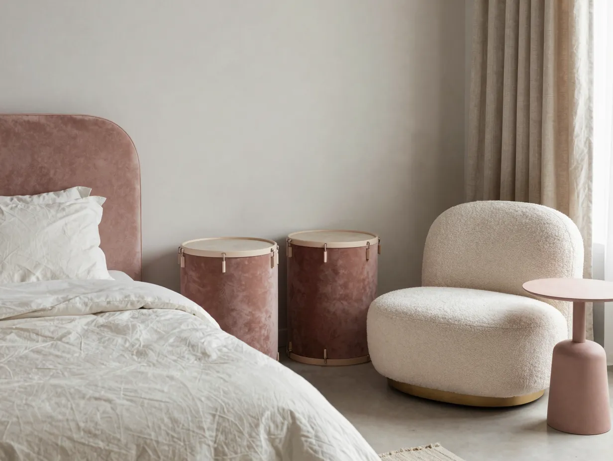 The curved furniture cocoon
