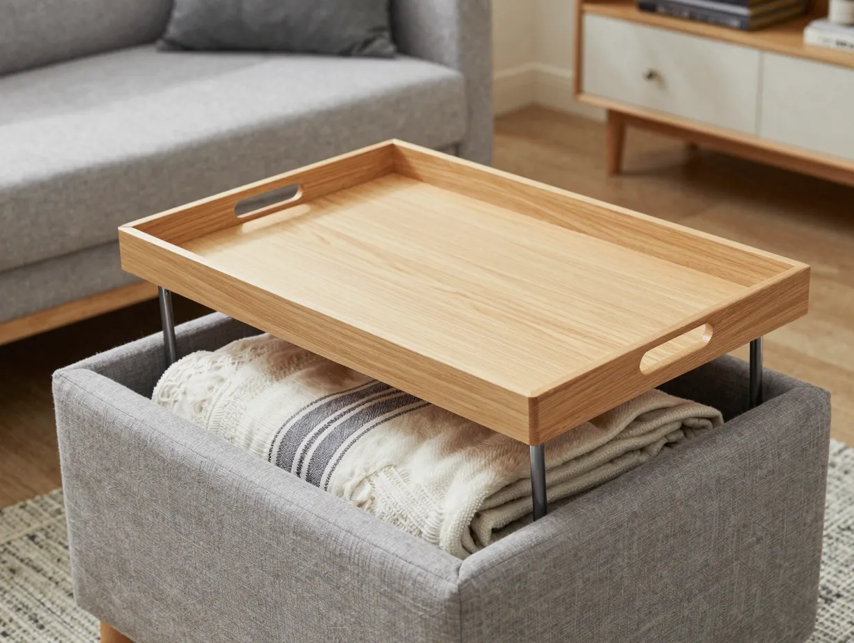 7 invest in multifunctional and hidden storage furniture