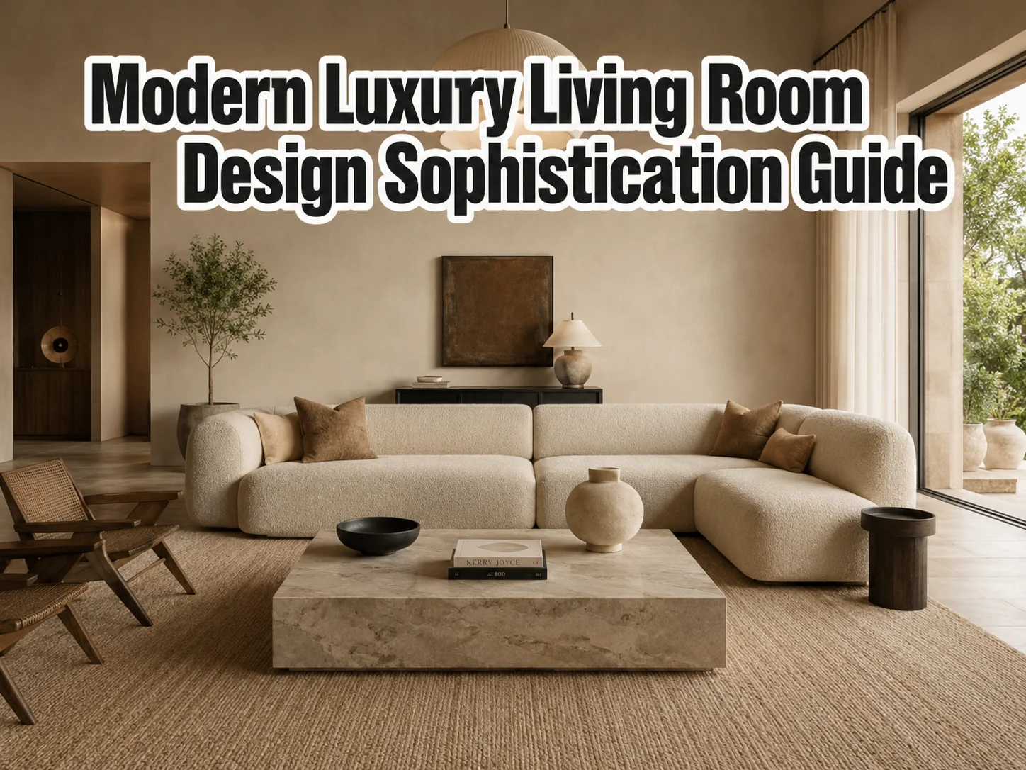 Modern luxury living room design sophistication guide