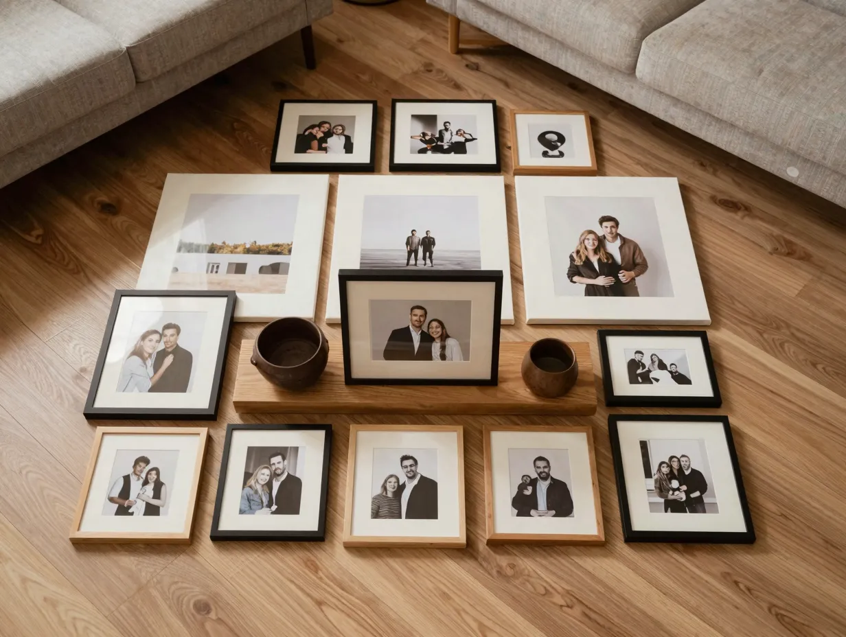 Gallery walls for living rooms