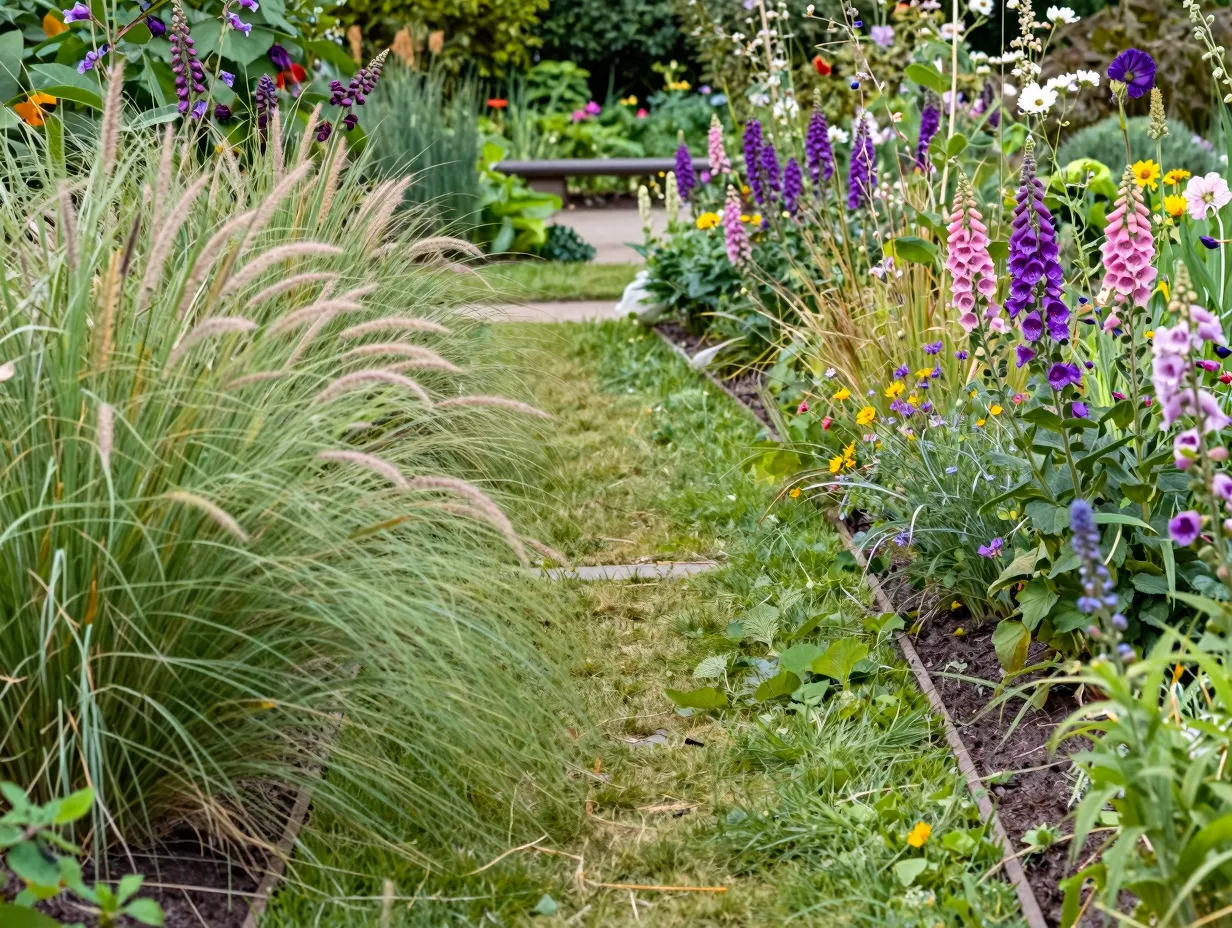 Embrace loose naturalistic planting