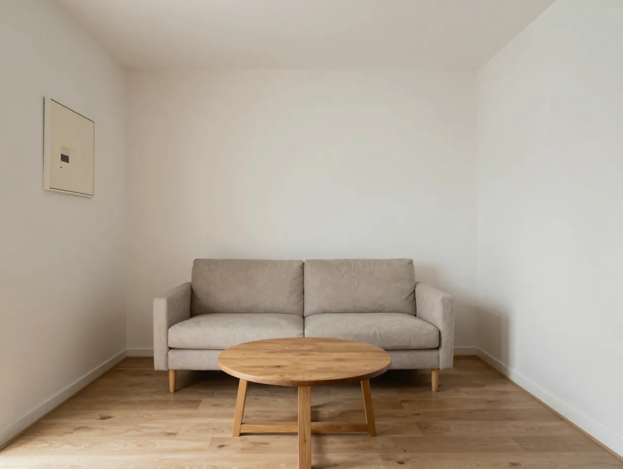 The narrow room long wall layout