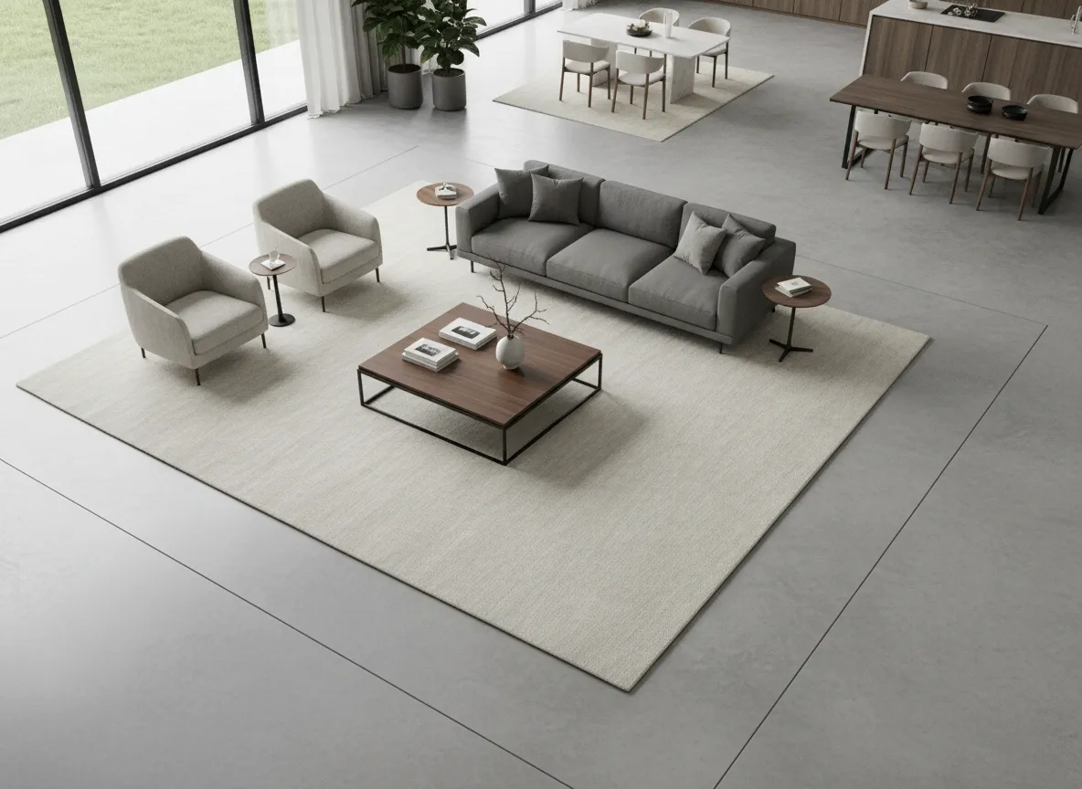 The floating living room