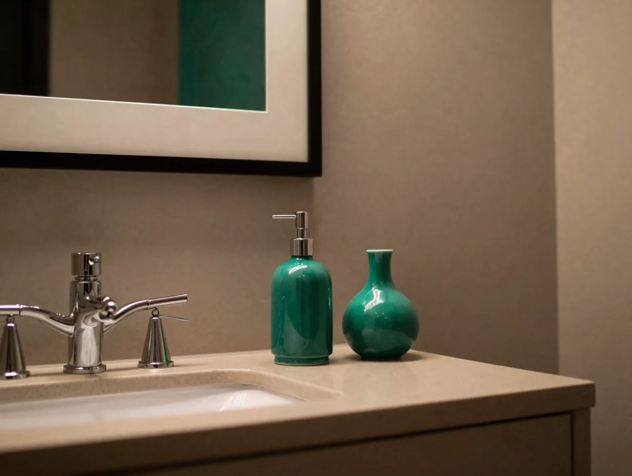 Introduce jewel tones for depth and luxury