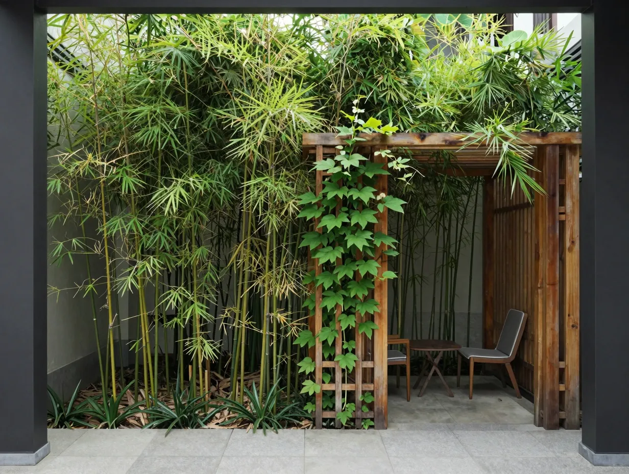 Use screening to create private micro zones