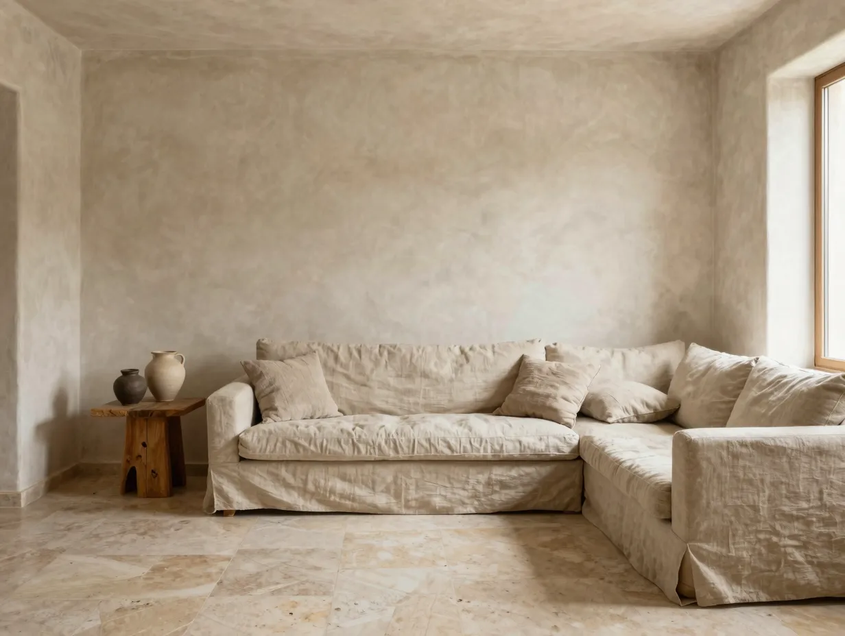 The quiet neutral interior