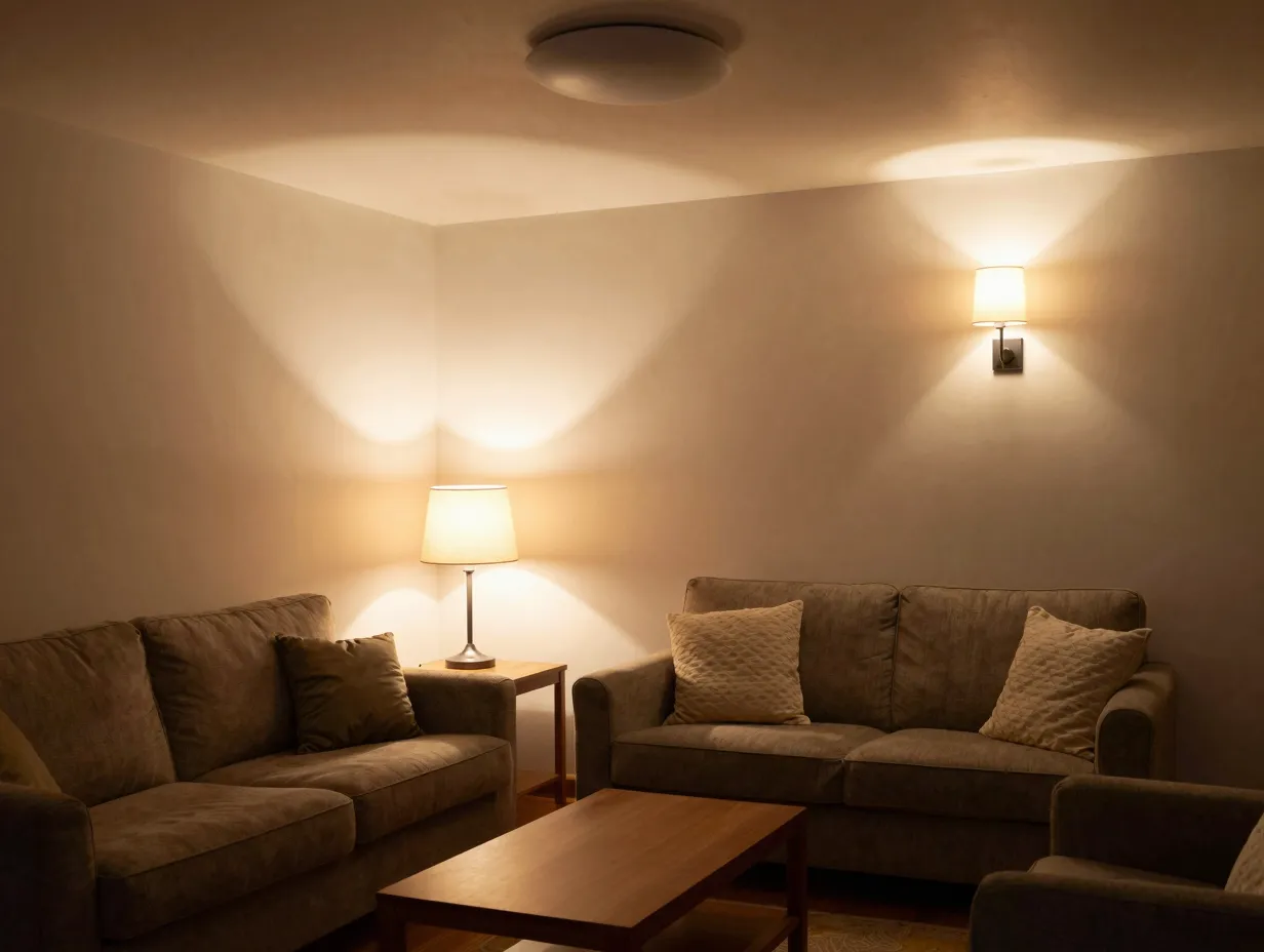 The three layer lighting layout