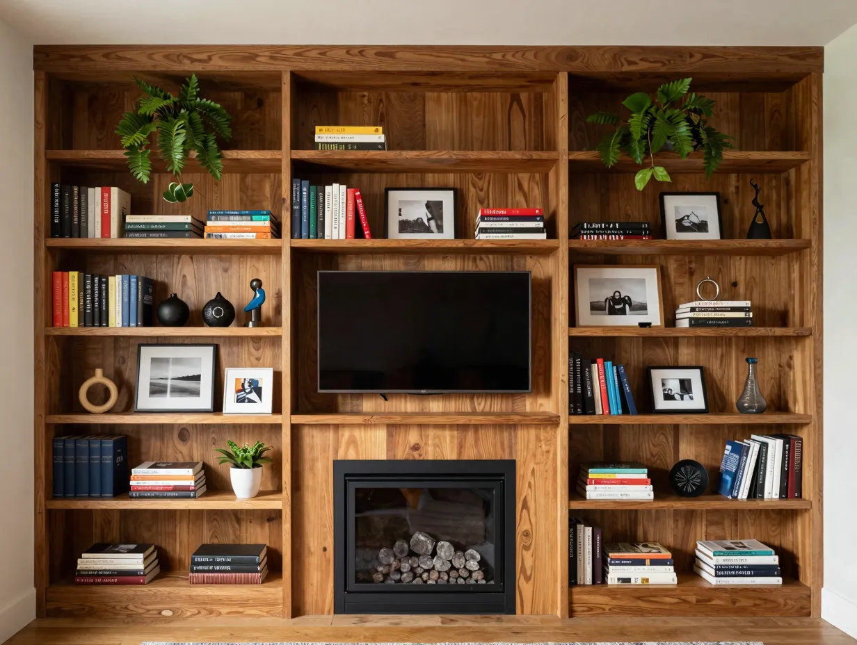 Floating shelves and multi functional walls for every room