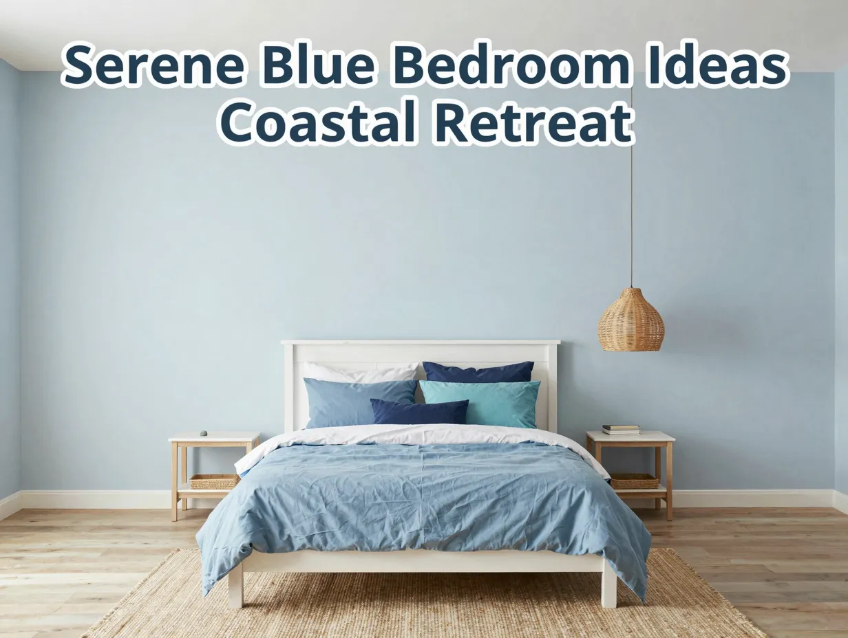 Serene blue bedroom ideas coastal retreat