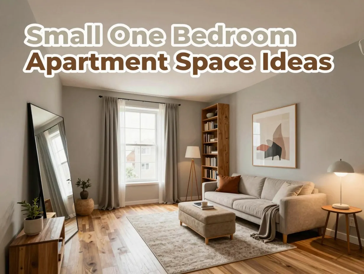 Small one bedroom apartment space ideas