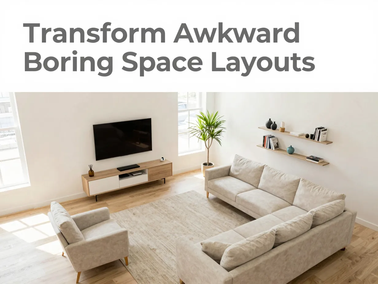 Transform awkward boring space layouts