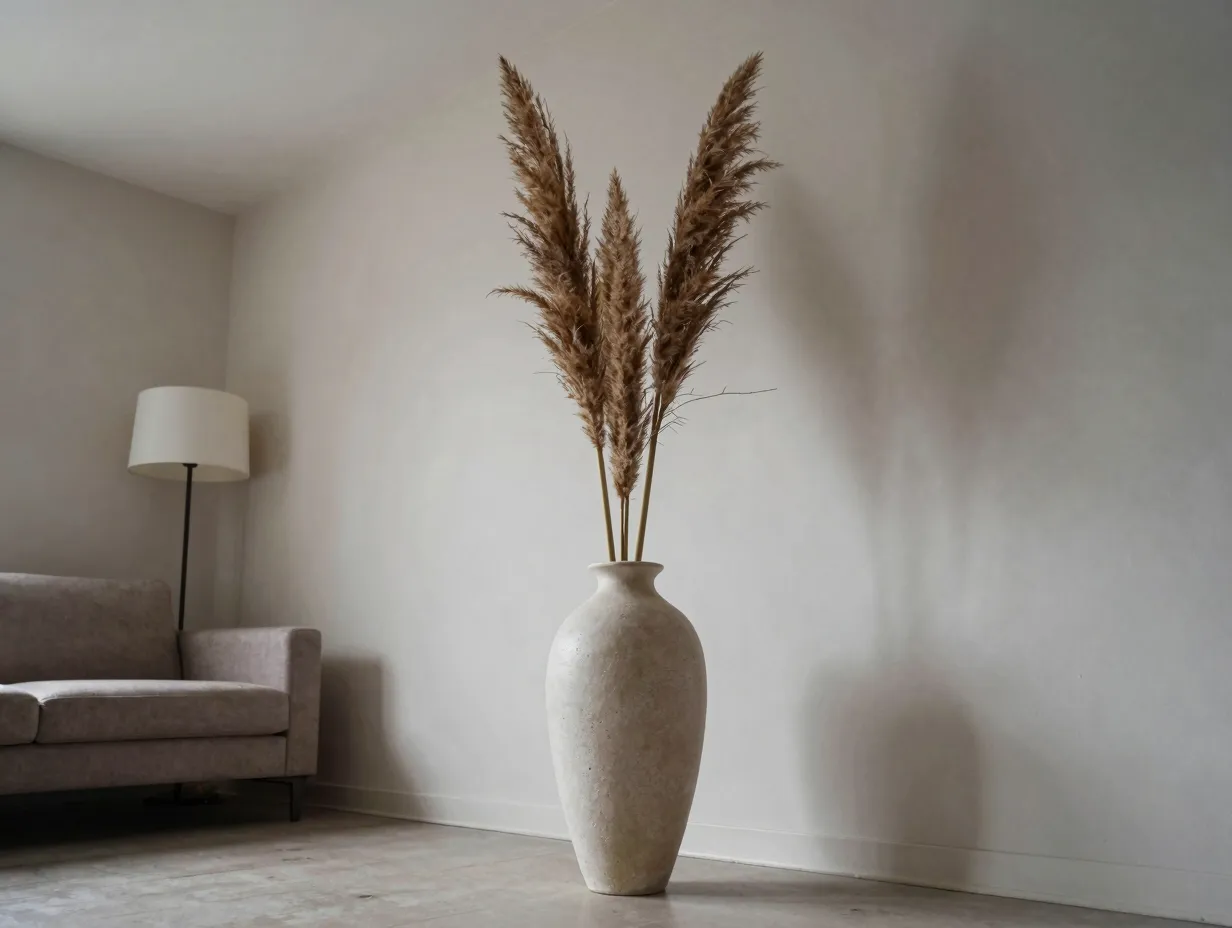 The oversized floor vase statement