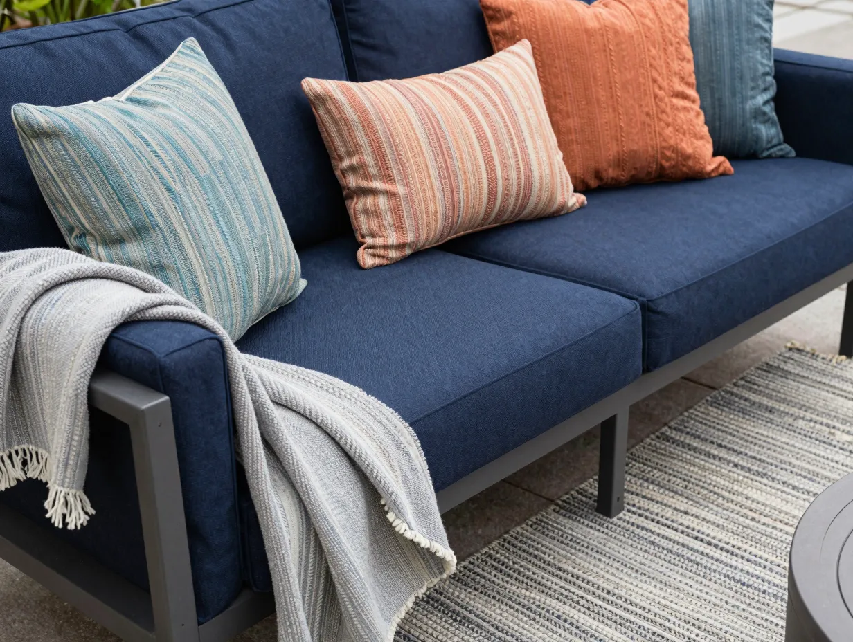 Layer textiles for comfort and color
