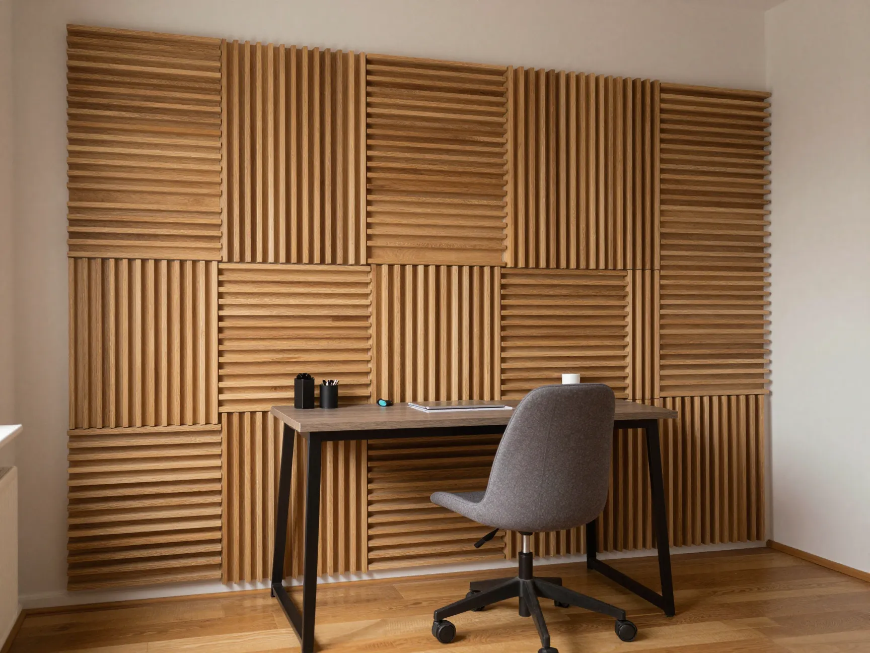 Use functional wooden wall decor for utility and character