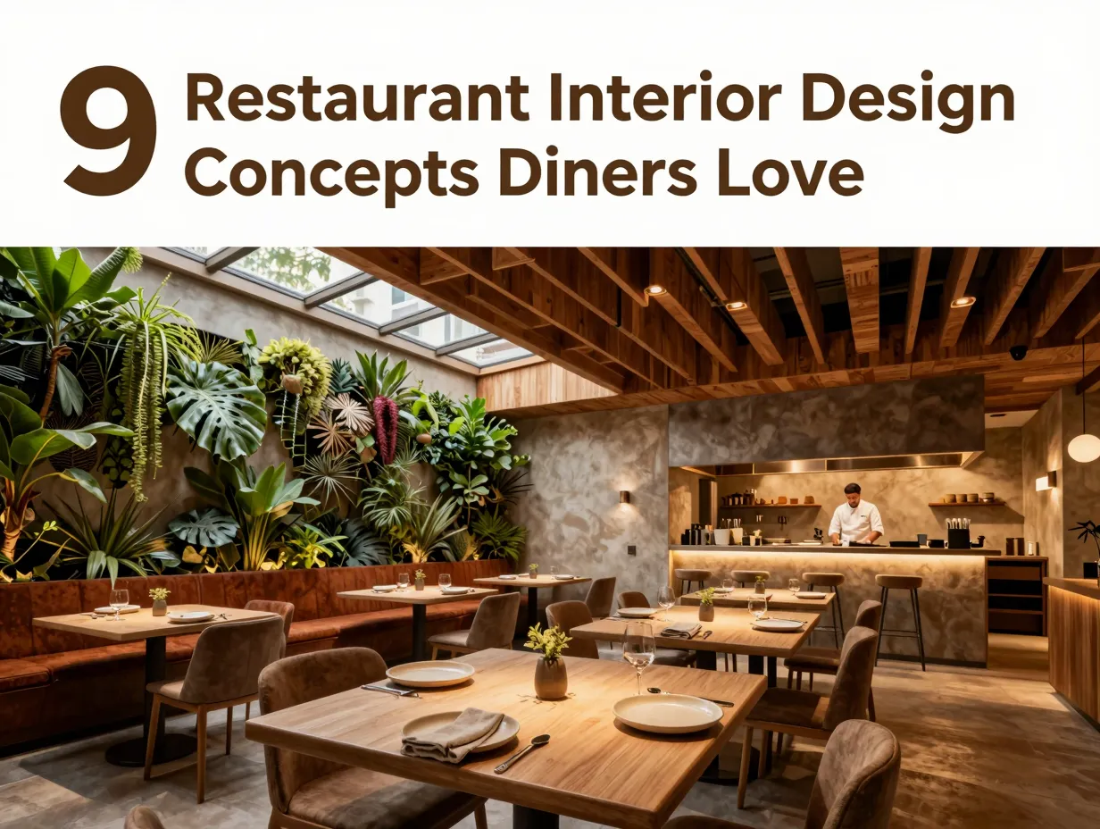9 restaurant interior design concepts diners love