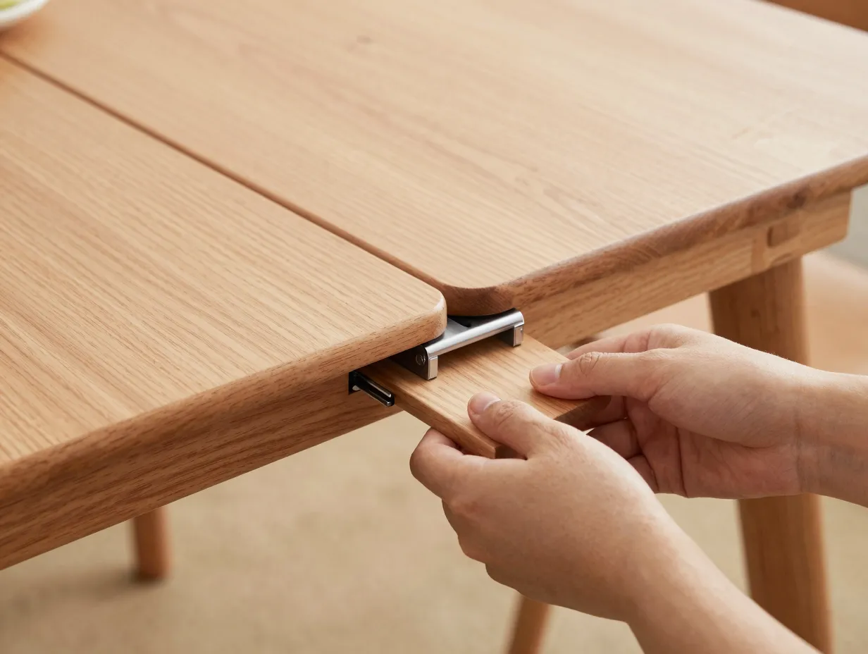Choose an extendable table for flexible guest capacity