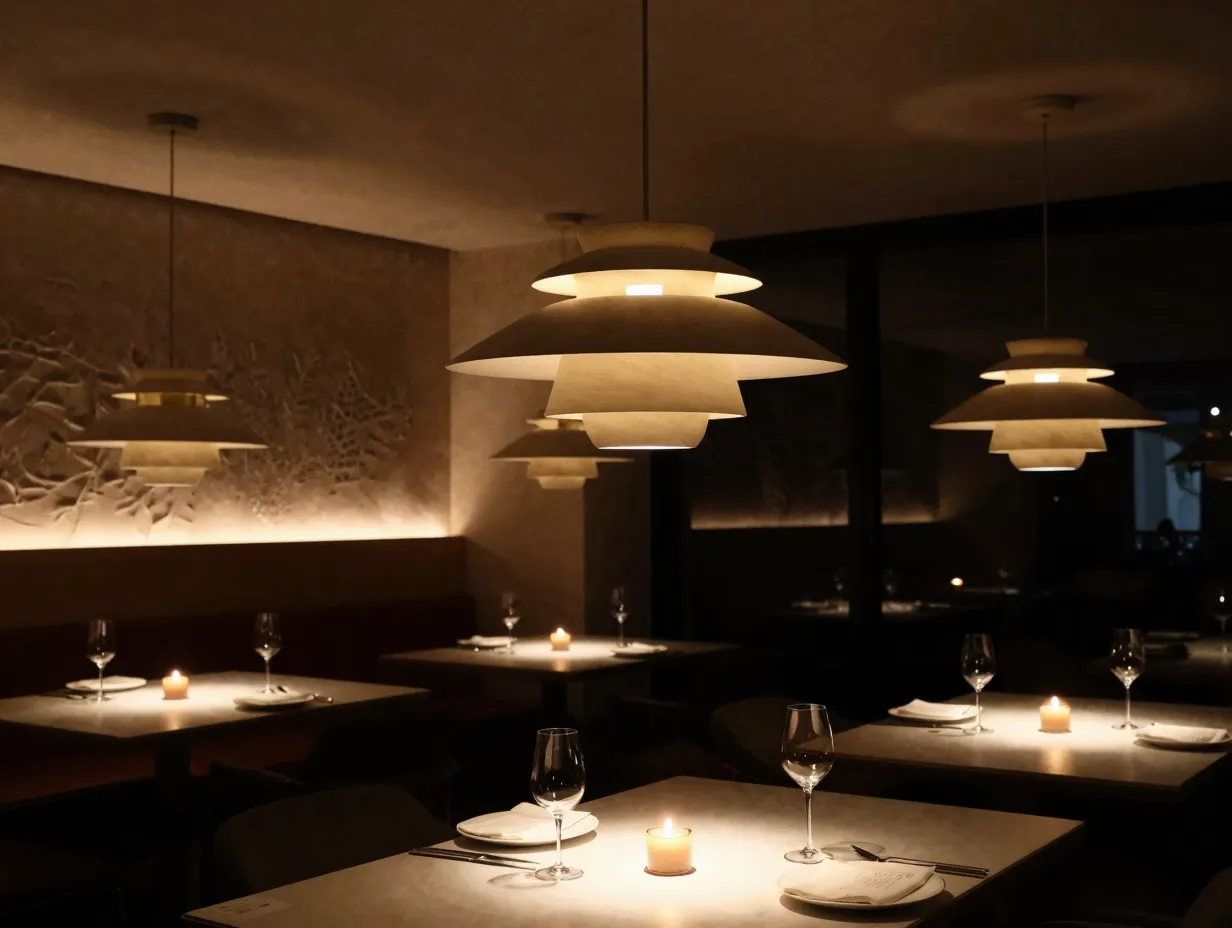 Statement lighting that shapes emotion and brand