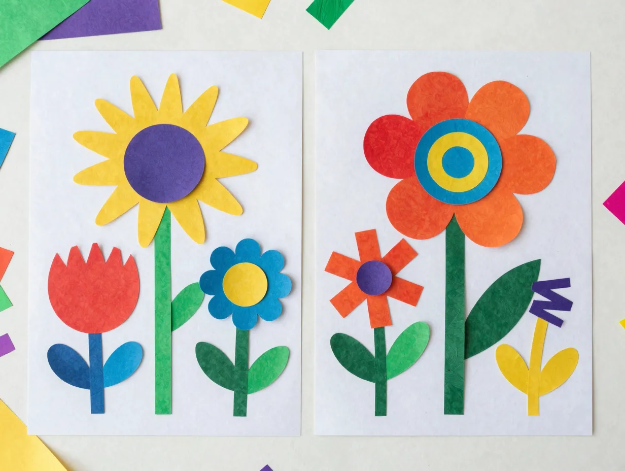 Whimsical shape flowers