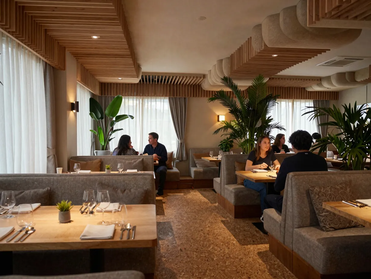 Acoustic comfort as a non negotiable design element
