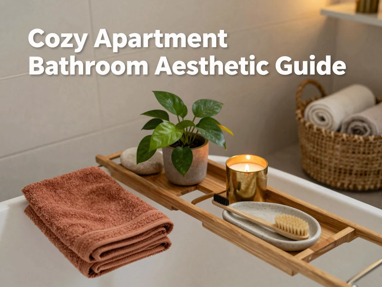 Cozy apartment bathroom aesthetic guide