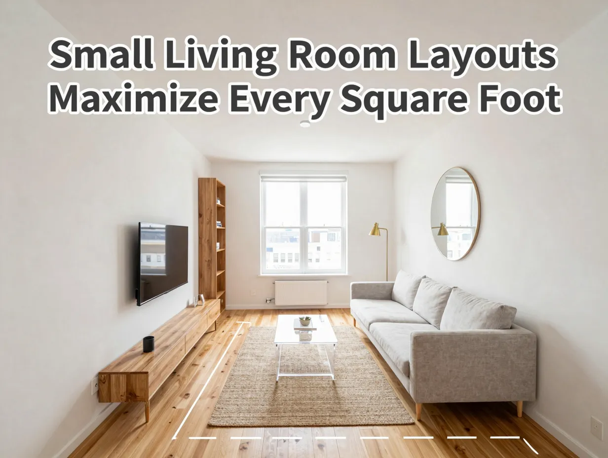 Small living room layouts maximize every square foot