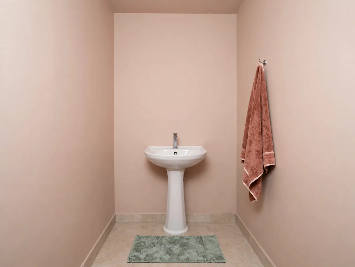 Choose cozy neutrals pastels and earthy tones over stark white