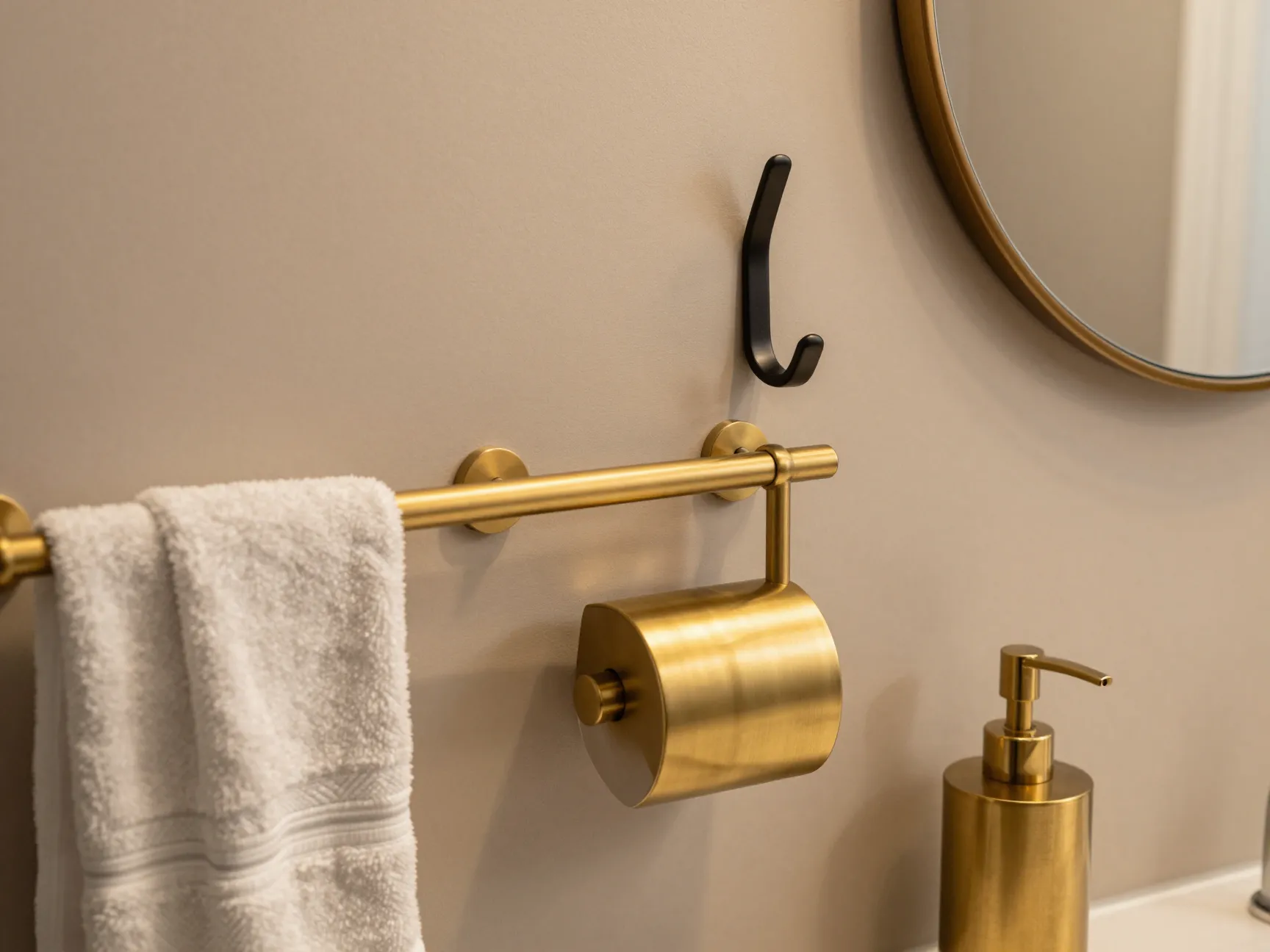Upgrade your hardware to warm metallic finishes