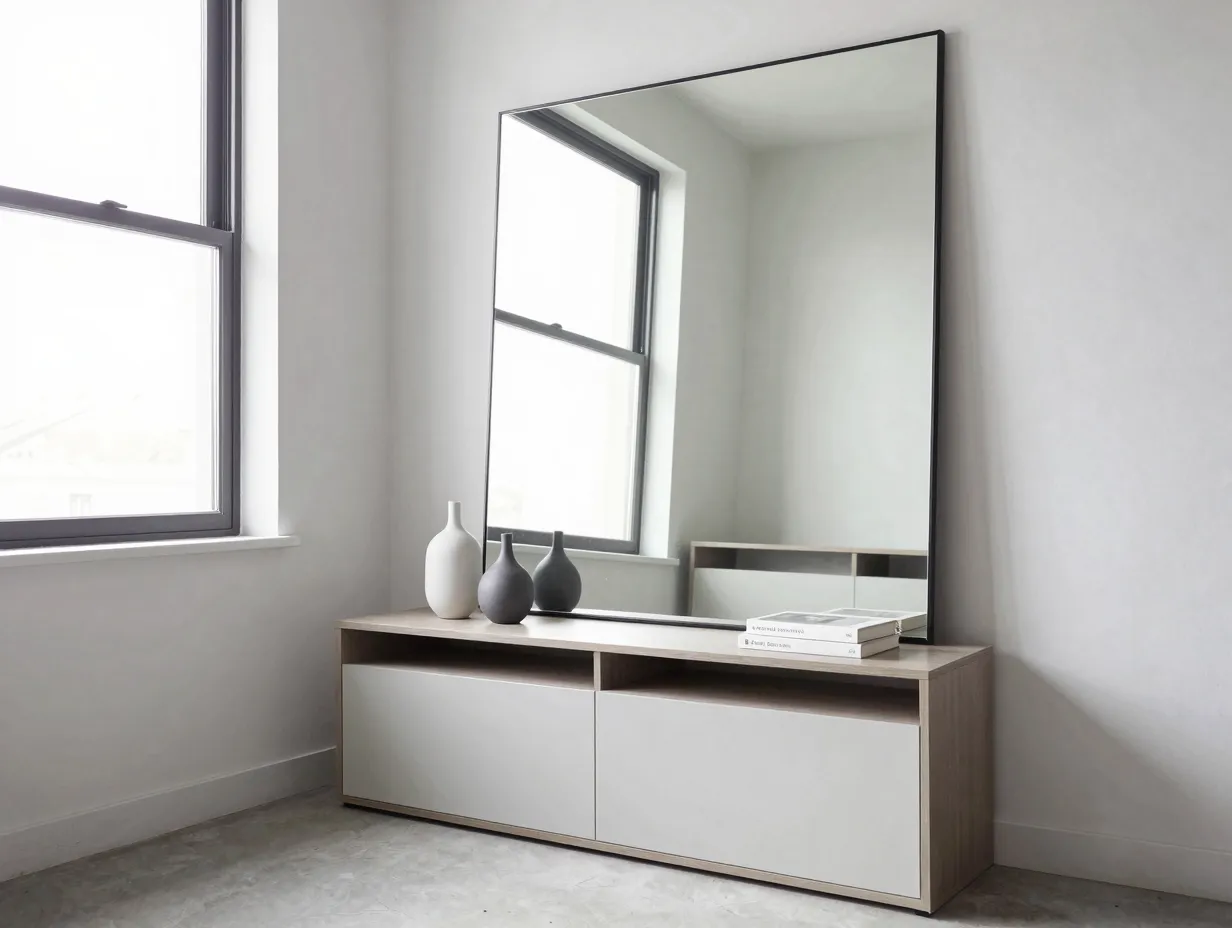 Edit your decor and use mirrors strategically