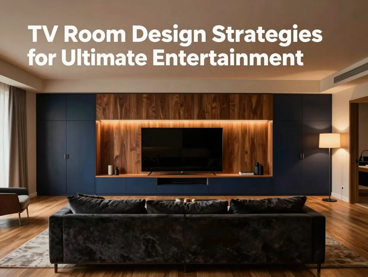 Tv room design strategies for ultimate entertainment