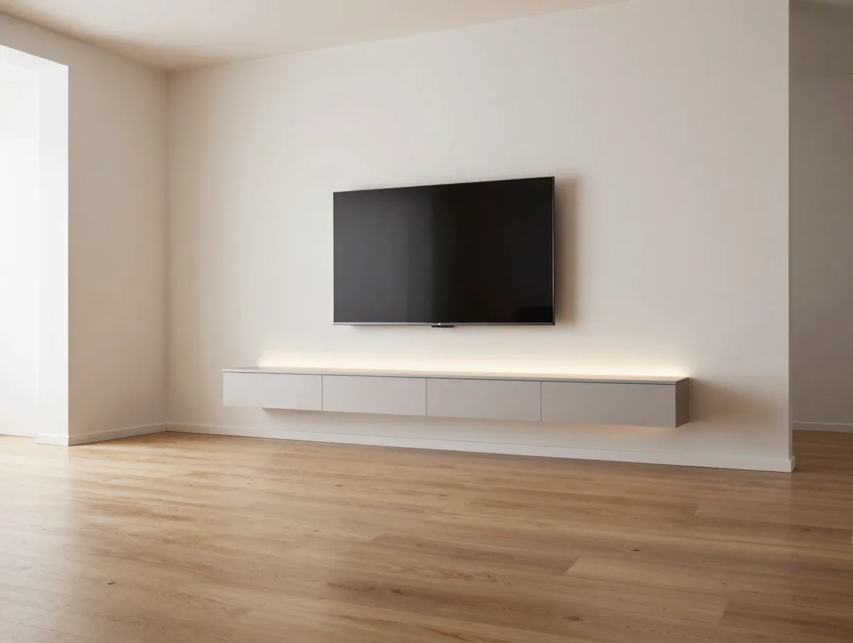 2 choose floating tv units for small and modern spaces