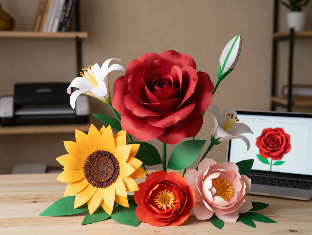 Read more about the article 8 Free Paper Flower Templates For Your Next DIY Project