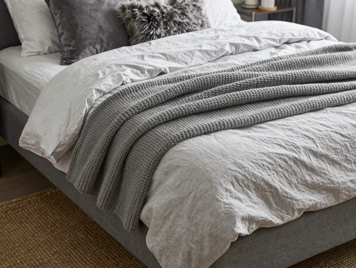 Read more about the article 8 Grey Bedroom Ideas For A Sophisticated And Serene Sleep Space