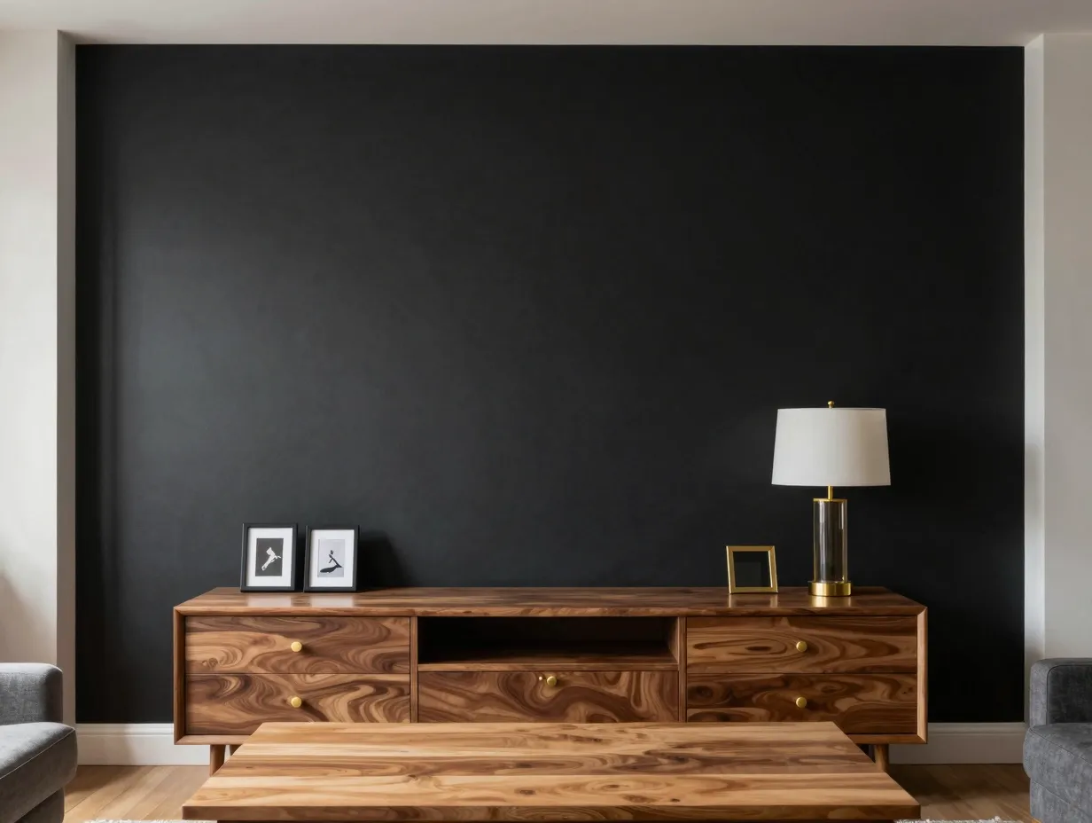 Read more about the article 9 All-Black Living Room Ideas for Apartments That Are Bold and Sophisticated