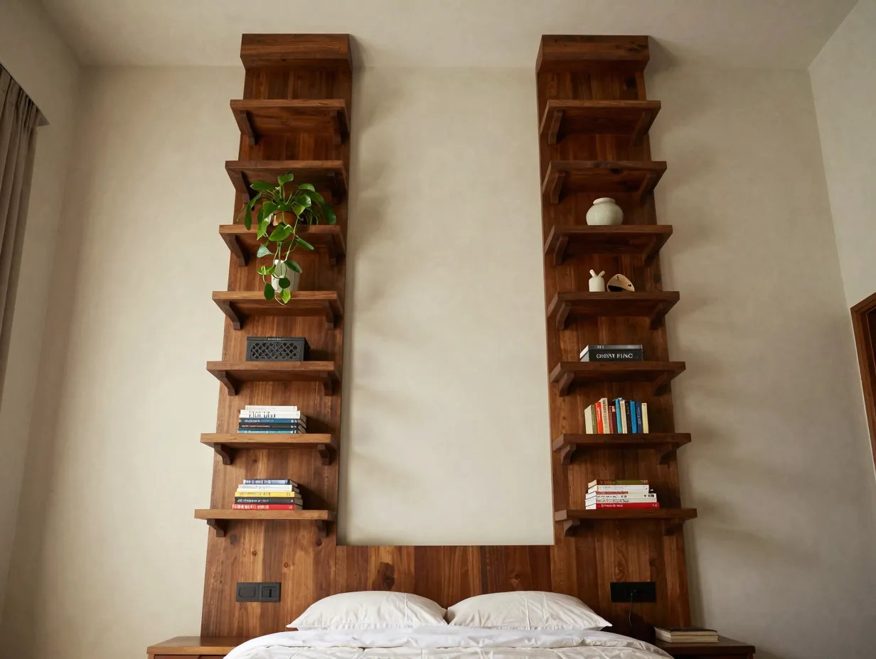 Read more about the article 9 Floating Wall Shelves Bedroom Ideas for Stylish, Space-Saving Storage